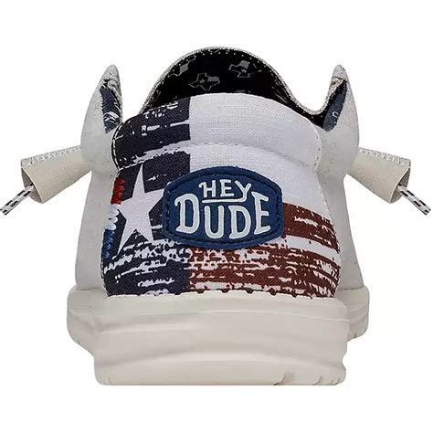 HEYDUDE Mens Wally Texas Canvas Slip